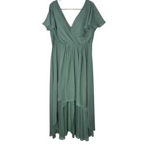 Elegant Green Wedding Dress